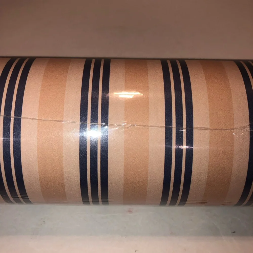 New Anthropologie Papier Villa Vertical Stripe Apricot Pink Wallpaper Wall Mural